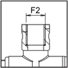 Kép 2/2 - 3/8"B forgócsukló