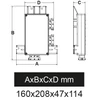 Kép 3/3 - ISOBUS vezérlőegység ECU 1224 méretek