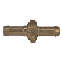 réz tömlőtoldó kétrészes