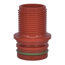 piros by-pass tömlővég műanyag