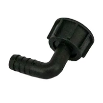 1'' 90 fokos tömlővég D=19 Hollandi anyával és tömítéssel