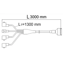 Csatlakozó kábel 2V,3m