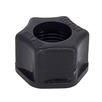 Fekete műanyag záróanya 3/8 colos