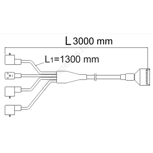 Csatlakozó kábel 2V,3m