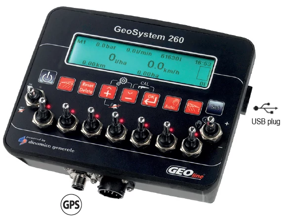 GeoSystem 260 CS Permetező computer 7 szakasz